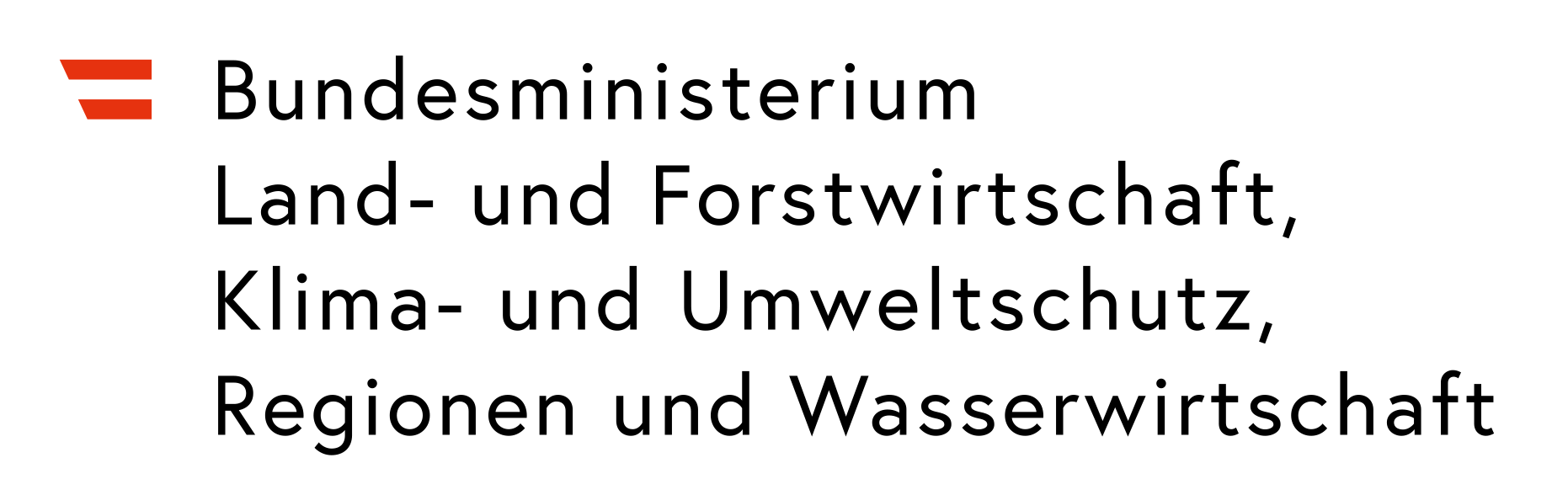Bundesministerium für Land- und Forstwirtschaft, Klima- und Umweltschutz, Regionen und Wasserwirtschaft Logo